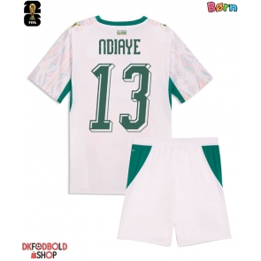 Senegal Iliman Ndiaye #13 Hjemmebanesæt Børn VM 2026 Kort ærmer (+ korte bukser)